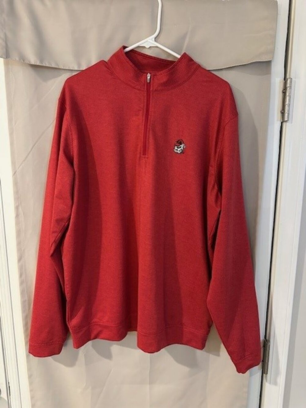 Peter Millar UGA Embroidered Three Quarter Zip